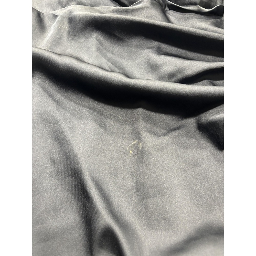 Lauren Ralph Lauren Evening Dress Womens 8 Blue Ruched Satin Sheath Knee Length - Picture 5 of 11